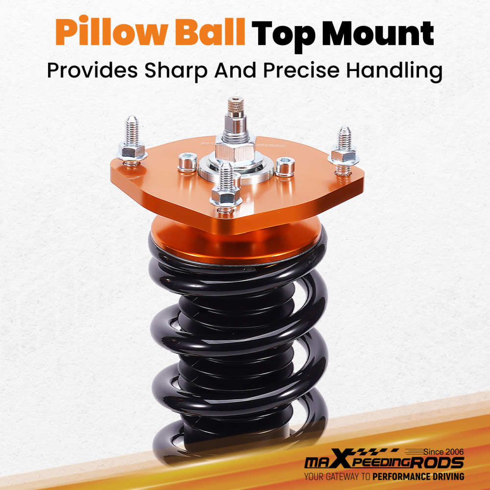 Amortisseur COMBINE FILETE compatible pour Hyundai Tiburon coilover Amortisseur réglablekit d'abaissement