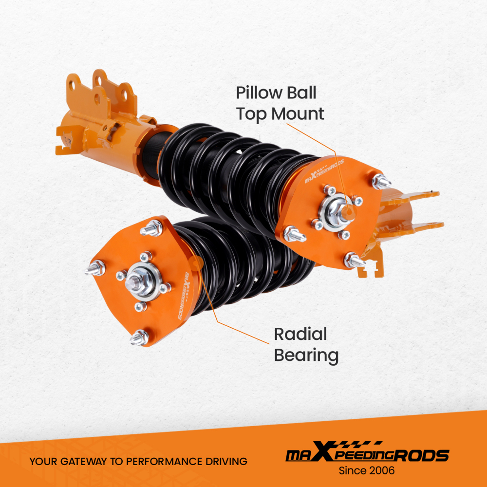 KIT Assetto Regolabile a Ghiera Ammortizzatore compatibile per Hyundai Coupé GK 2002-2009