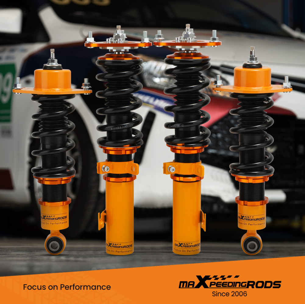 Coilovers Suspension Kits compatible for Toyota Celica 2000-06 Adj Damper w/ Camber Plates Lowering Kit