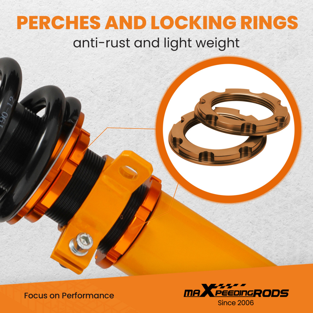 Coilovers Suspension Kits compatible for Toyota Celica 2000-06 Adj Damper w/ Camber Plates Lowering Kit