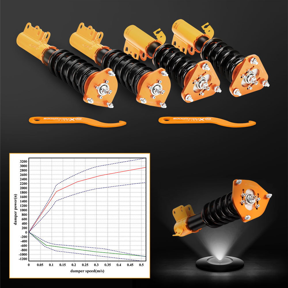 Ammorizzatore Coilovers Shock Kit compatibile per Toyota Celica GT GTS 1990 1991 1992 1993 Lowering Kit