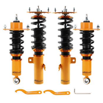 Coilovers Kits compatible for Toyota Corolla 09-17 E140 Suspension Shock 24 Ways Damper Adj Lowering Kit