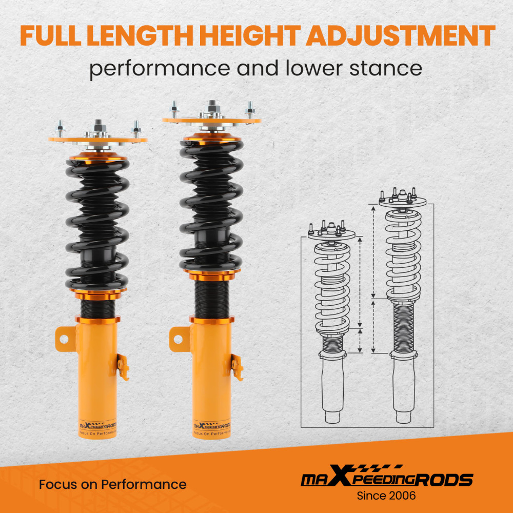 Racing Coilovers Kits compatible for TOYOTA MATRIX (E140) LE 2009-2014 Suspension Shocks