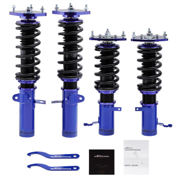 Coilovers Coil Spring Kit compatible for Toyota Corolla 88-99 E90 E100 Adj Height Shocks lowering kit