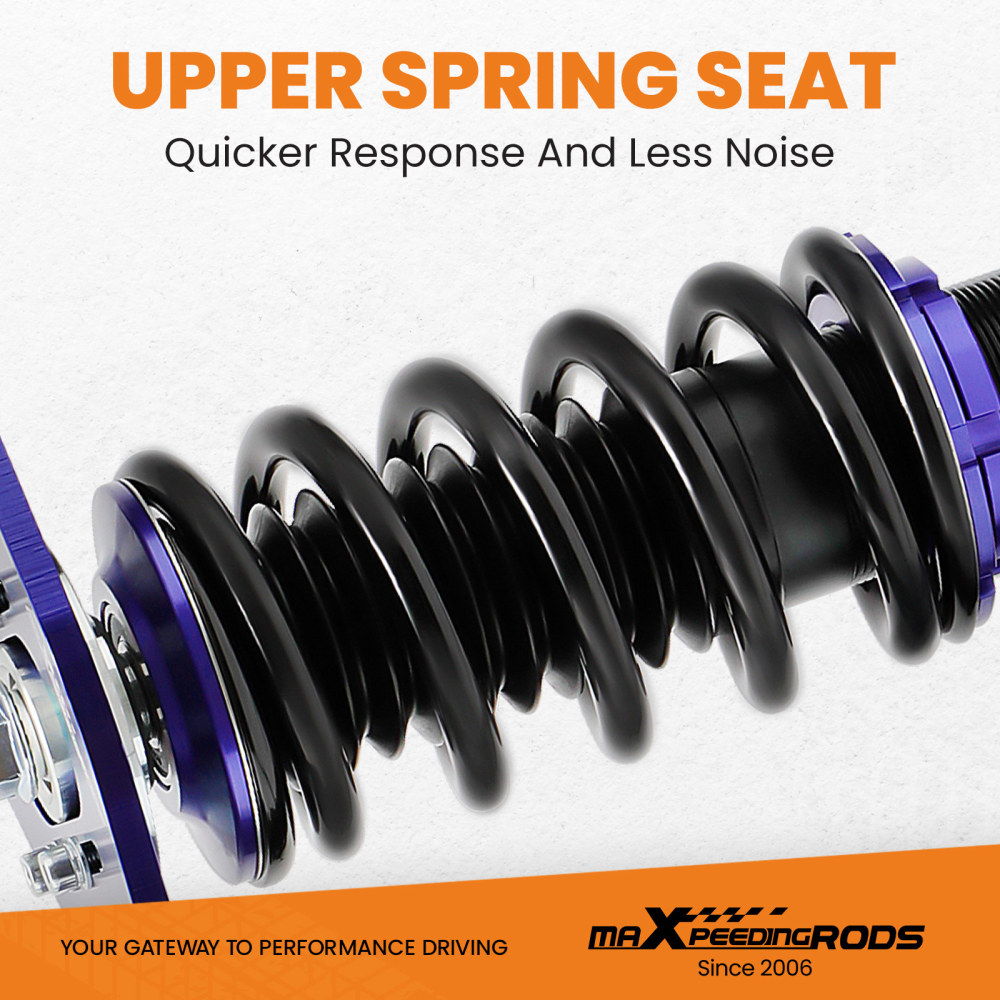 Coilovers Coil Spring Kit compatible for Toyota Corolla 88-99 E90 E100 Adj Height Shocks lowering kit