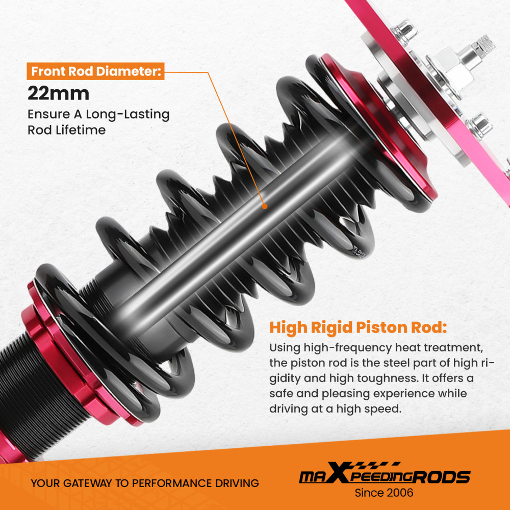 Adjustable Damper Coilovers compatible for Toyota Corolla 88-99 E90 E100 E110 AE92-AE111 lowering kit