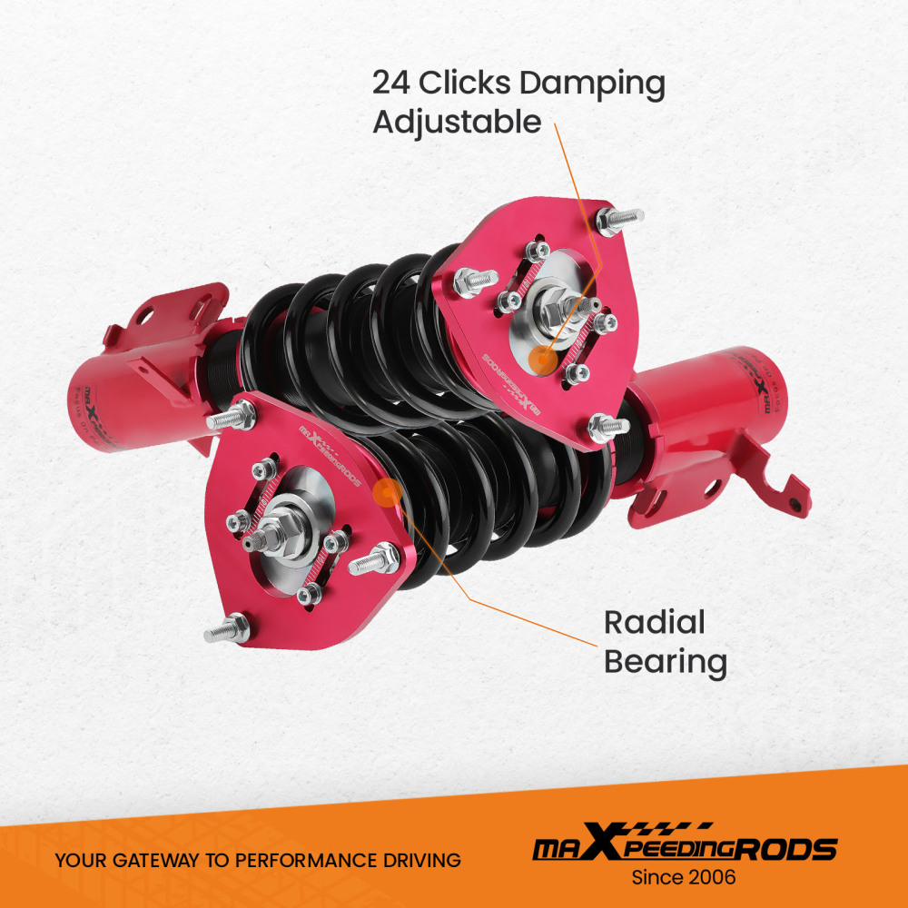 Adjustable Damper Coilovers compatible for Toyota Corolla 88-99 E90 E100 E110 AE92-AE111 lowering kit