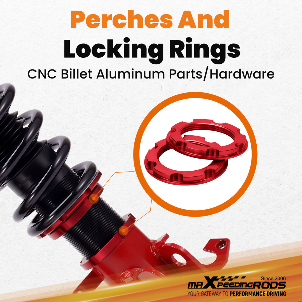 Compatible for Toyota Corolla 88-99 E90 E100 E110 AE92-AE111 Adjustable Damper Coilovers Lowering Kit