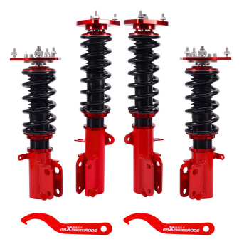 4x Sospensione Kit Ammortizzatori Coilover compatibile per Toyota Corolla E90 E10 E11 87-00 Lowering Kit