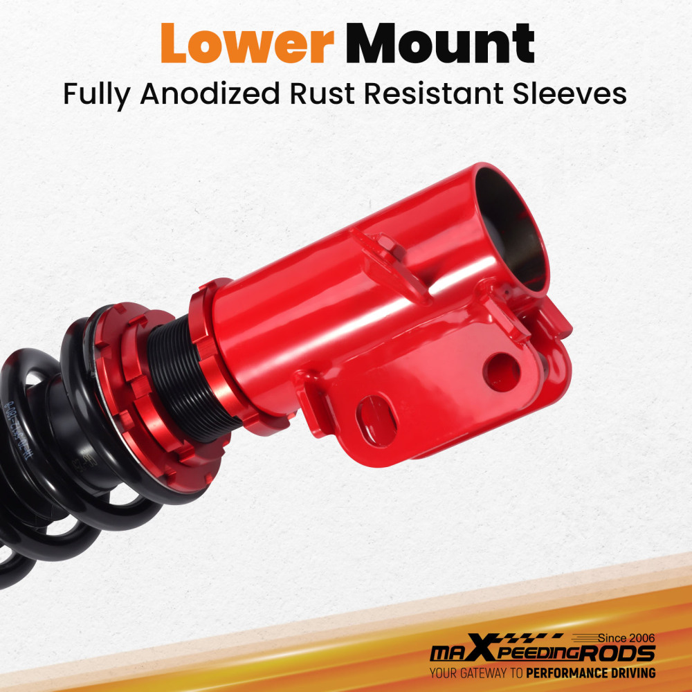 4x Sospensione Kit Ammortizzatori Coilover compatibile per Toyota Corolla E90 E10 E11 87-00 Lowering Kit