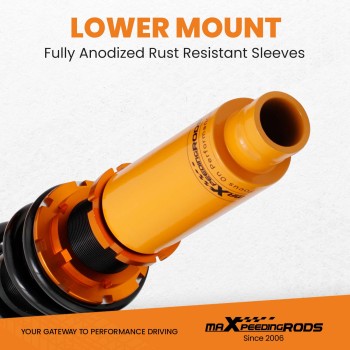 MaXpeedingrods Adj. Damper Coilovers Suspension compatible for Acura TSX 2.4L 3.0L 2004-08