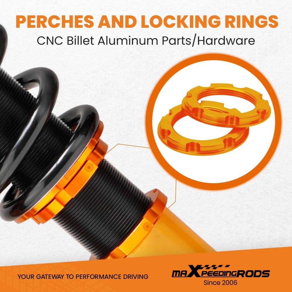 MaXpeedingrods Adj. Damper Coilovers Suspension compatible for Acura TSX 2.4L 3.0L 2004-08