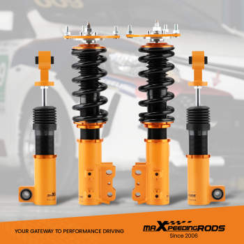 MaXpeedingrods 24 Way Damper Coilovers Struts Kit compatible for Hyundai Veloster 2012-2017