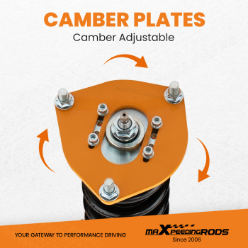 MaXpeedingrods 24 Way Damper Coilovers Struts Kit compatible for Hyundai Veloster 2012-2017