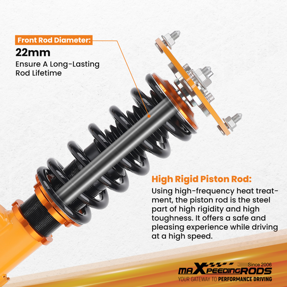 Compatible for Hyundai Veloster 13 14 15 Coilovers Kits Shock Absorbers Lowering Kit