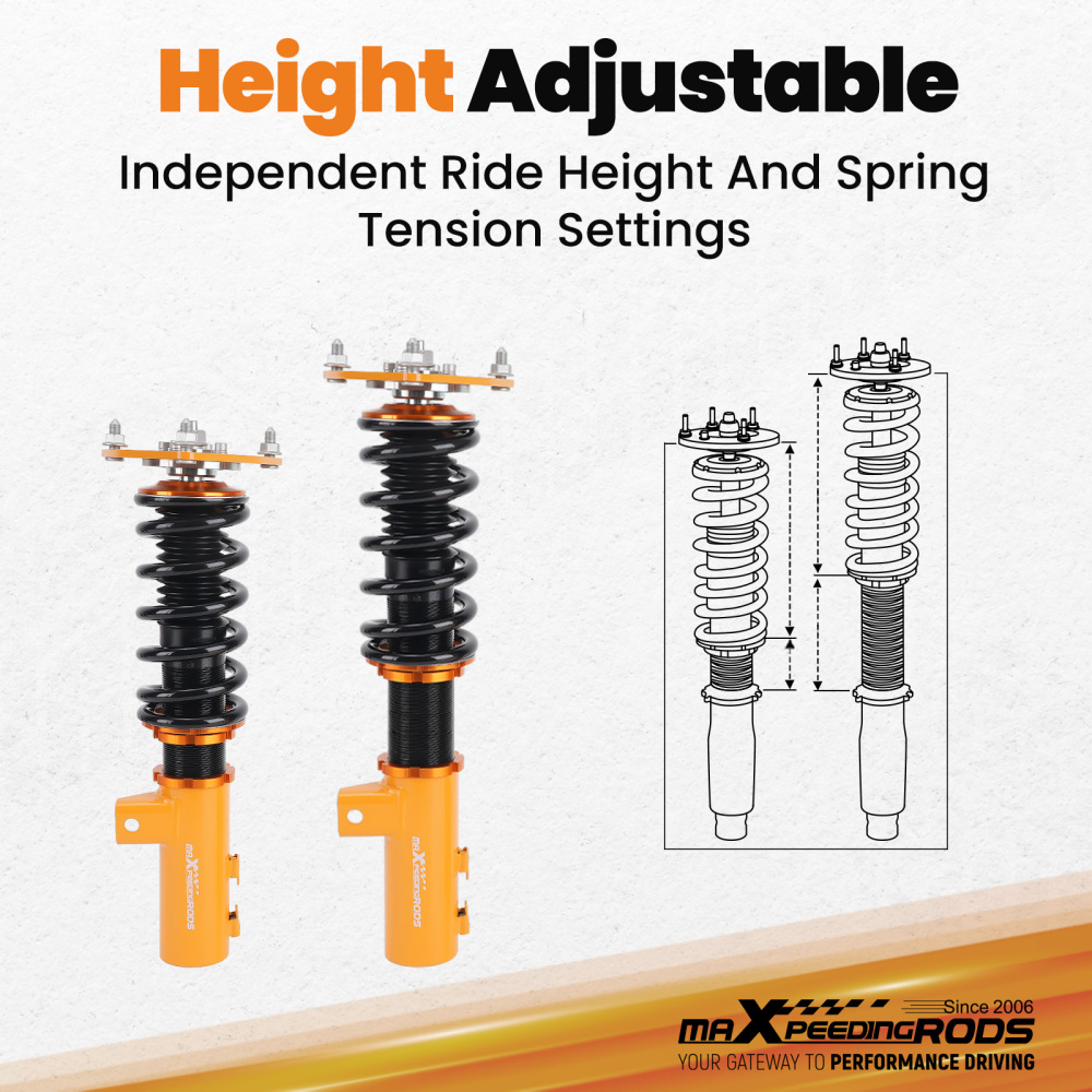 Compatible for Hyundai Veloster 13 14 15 Coilovers Kits Shock Absorbers Lowering Kit