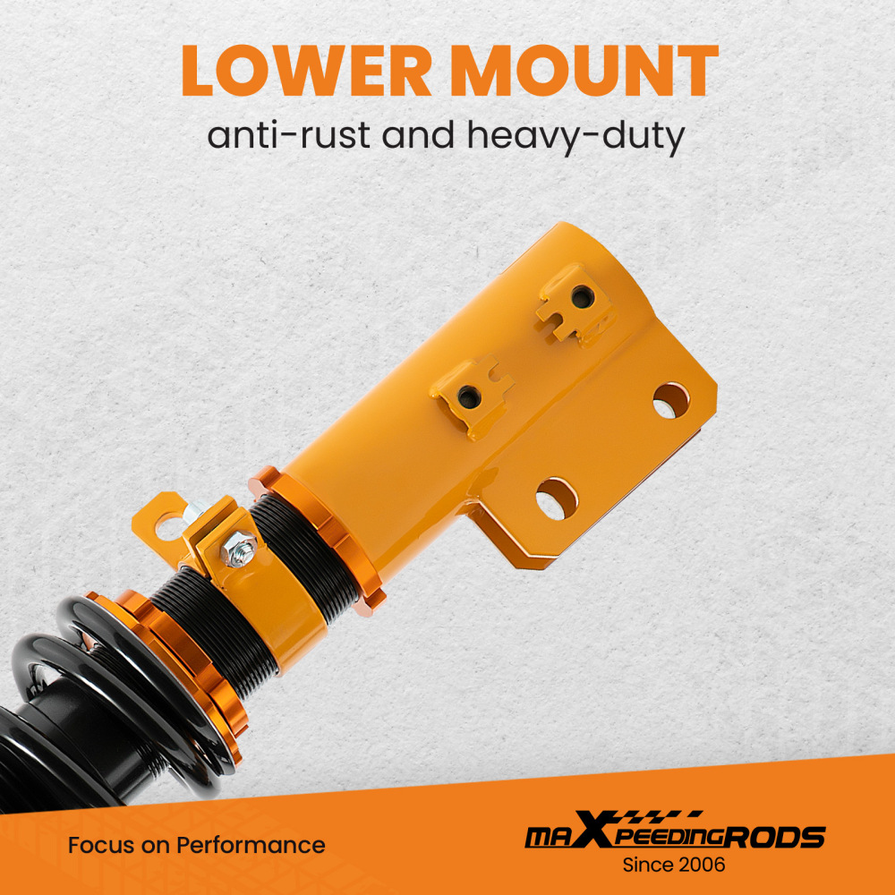 Coilovers Kit compatible for Hyundai Veloster 2012-2018 1.6L Adj. Height Shock Absorbers lowering kit