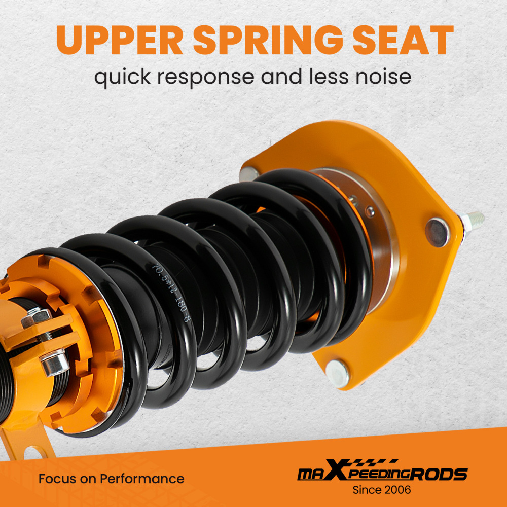 Coilovers Kit compatible for Hyundai Veloster 2012-2018 1.6L Adj. Height Shock Absorbers lowering kit