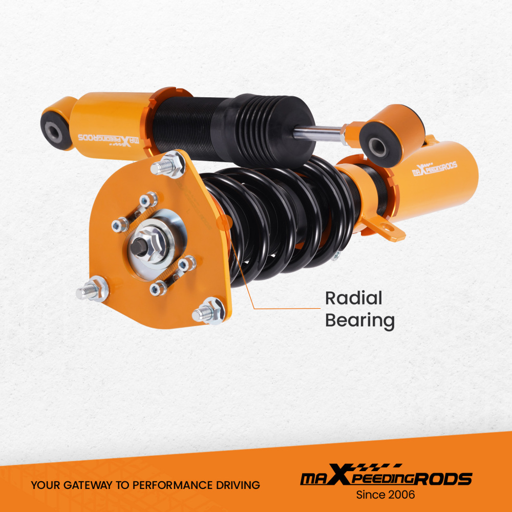 Coilovers Kit compatible for Hyundai Veloster 2013-2015 1.6L Adj. Height Shock Absorbers lowering kit