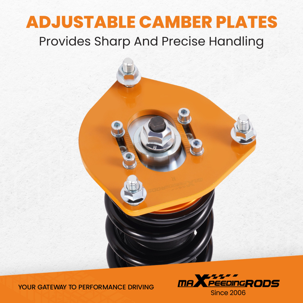 Coilovers Kit compatible for Hyundai Veloster 2013-2015 1.6L Adj. Height Shock Absorbers lowering kit