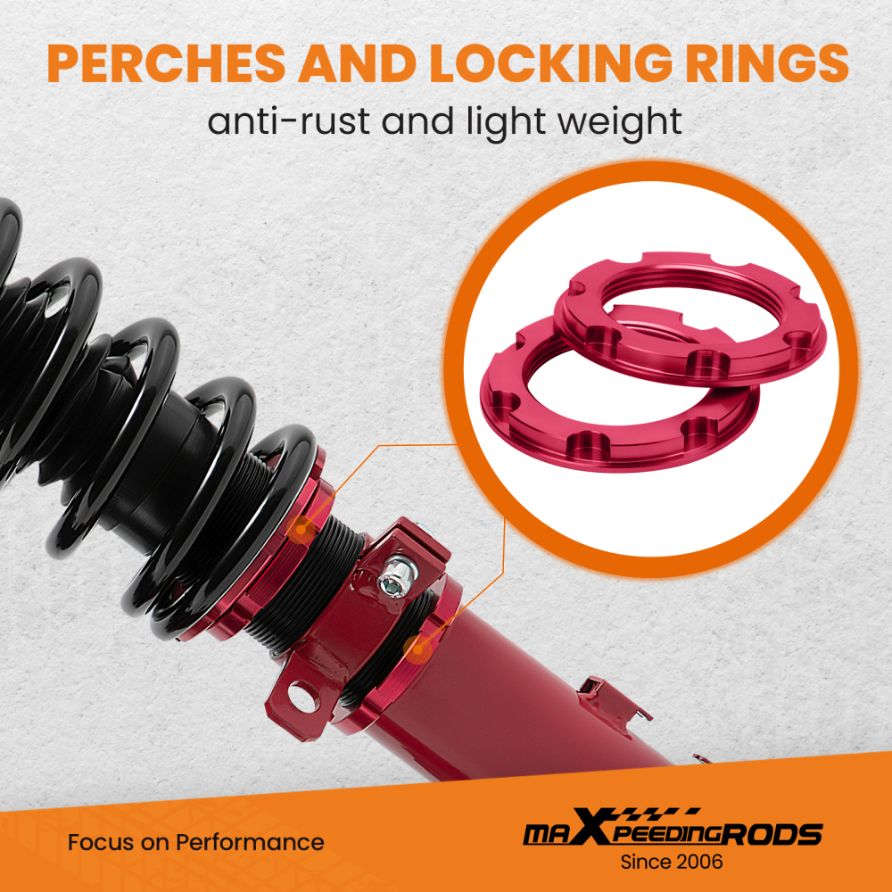 Coilovers Kit compatible for Hyundai Veloster 2013-2015 Adjustable Damper CoilsStruts