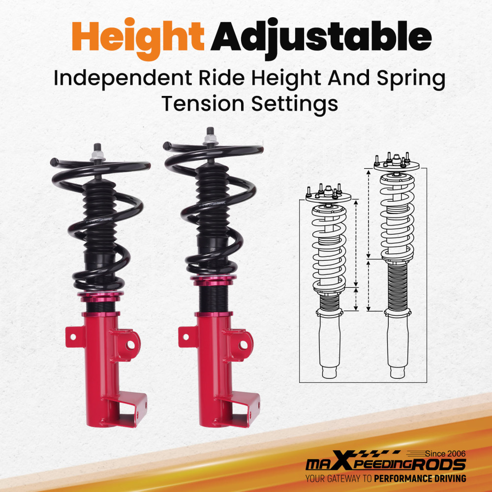 Coilover Suspension Kit compatible for Mercedes Benz C-class W203 RWD 01-07