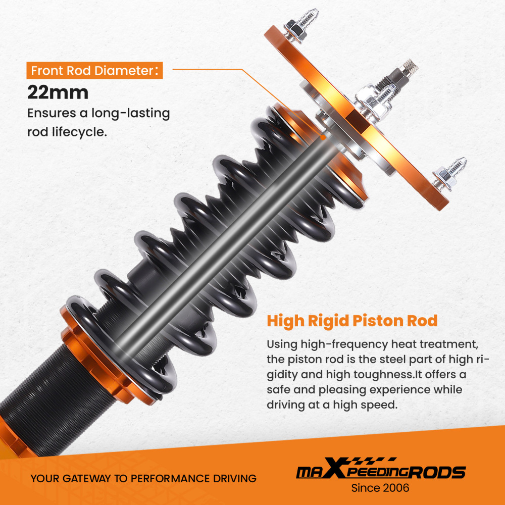 Coilovers Suspension Kit compatible for Subaru WRXSTI Sedan 2015-2021 (VA) 2.0 2.5