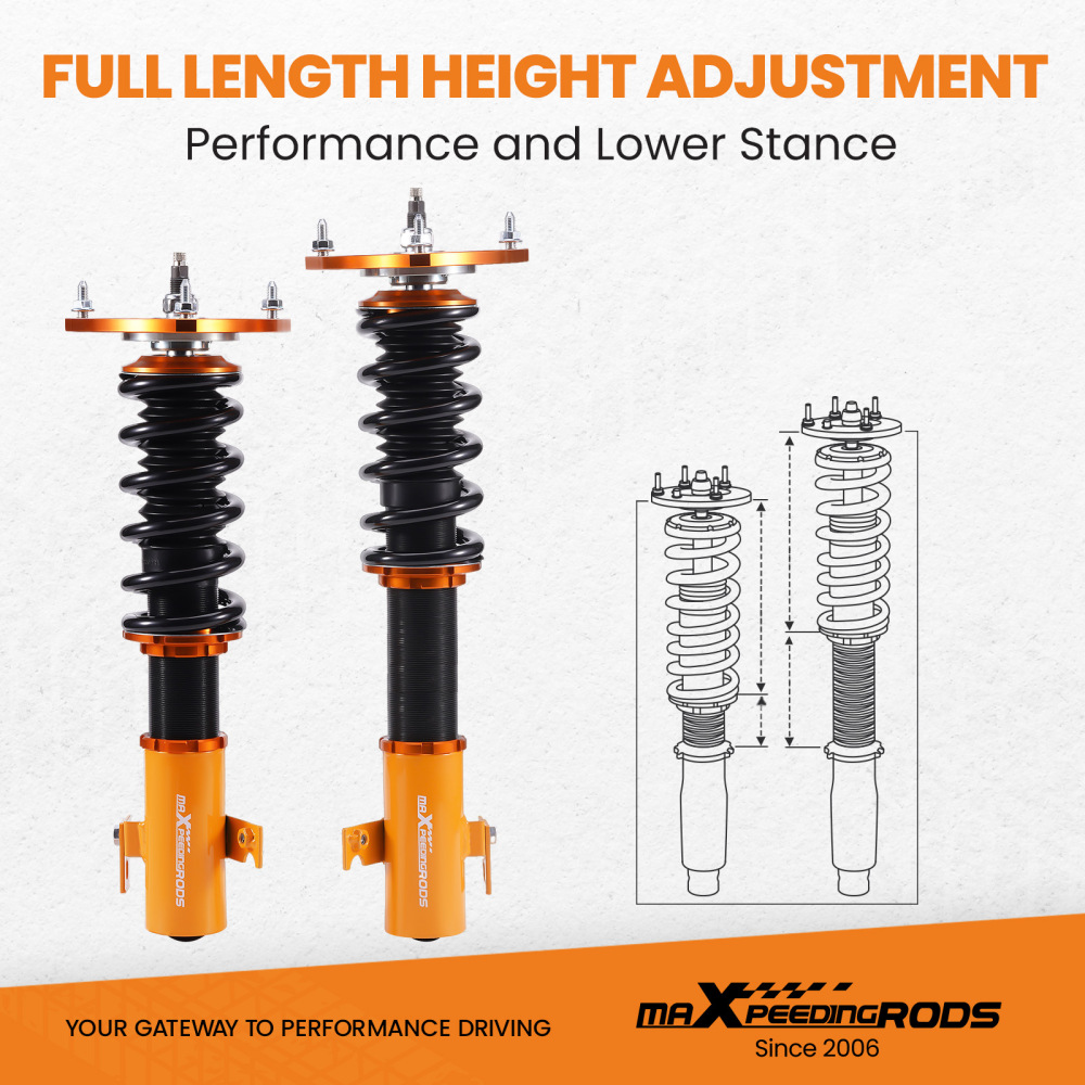 Coilovers Suspension Kit compatible for Subaru WRXSTI Sedan 2015-2021 (VA) 2.0 2.5