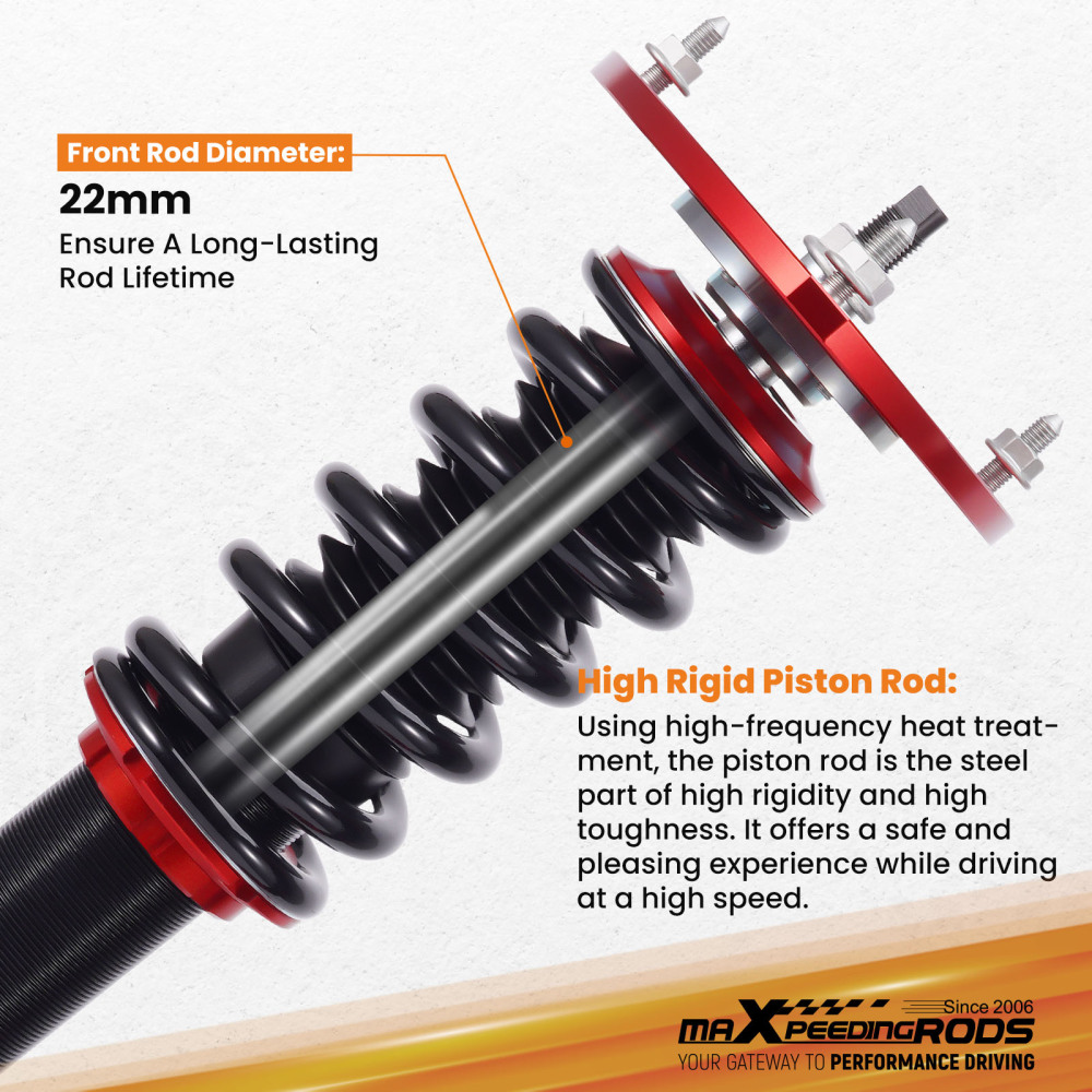 Coilovers Suspension Kit compatible for Subaru WRX STI Saloon 2015-2021 2.0 2.5