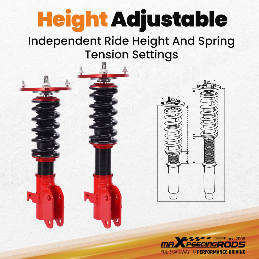 Coilovers Suspension Kit compatible for Subaru WRX STI Saloon 2015-2021 2.0 2.5