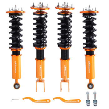 MaXpeedingrods 24 Level Adjustable Coilovers Lowering Kit compatible for Jaguar XF 2007-15