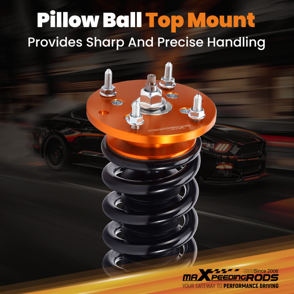 MaXpeedingrods 24 Level Adjustable Coilovers Lowering Kit compatible for Jaguar XF 2007-15