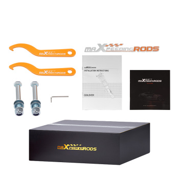 MaXpeedingrods Adjustable Coilovers Lowering Kit compatible for Jaguar XF 09-15 Front Fork