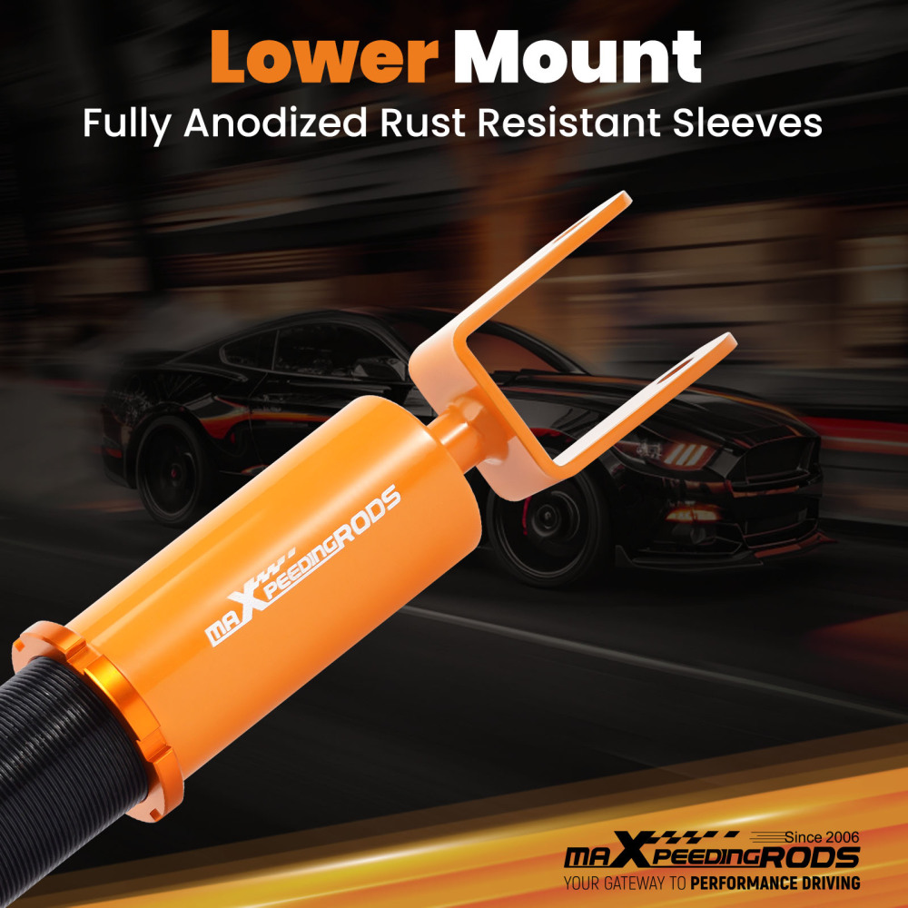 MaXpeedingrods Adjustable Coilovers Lowering Kit compatible for Jaguar XF 09-15 Front Fork