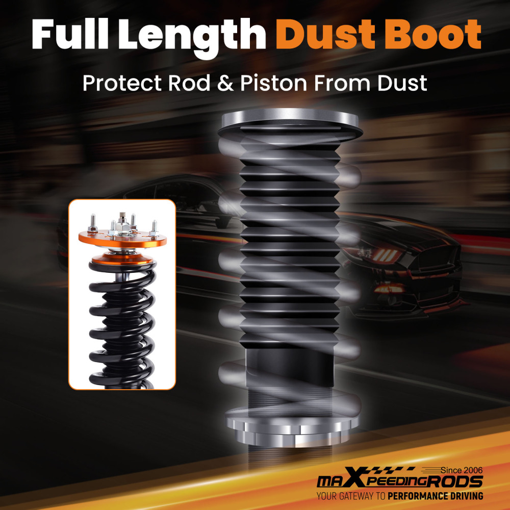 MaXpeedingrods Adjustable Coilovers Lowering Kit compatible for Jaguar XF 09-15 Front Fork