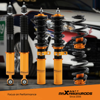 4x Coilovers Rear+ Front Suspension Kits compatible for Toyota Yaris 2013-2017 Adj. Damper lowering kit