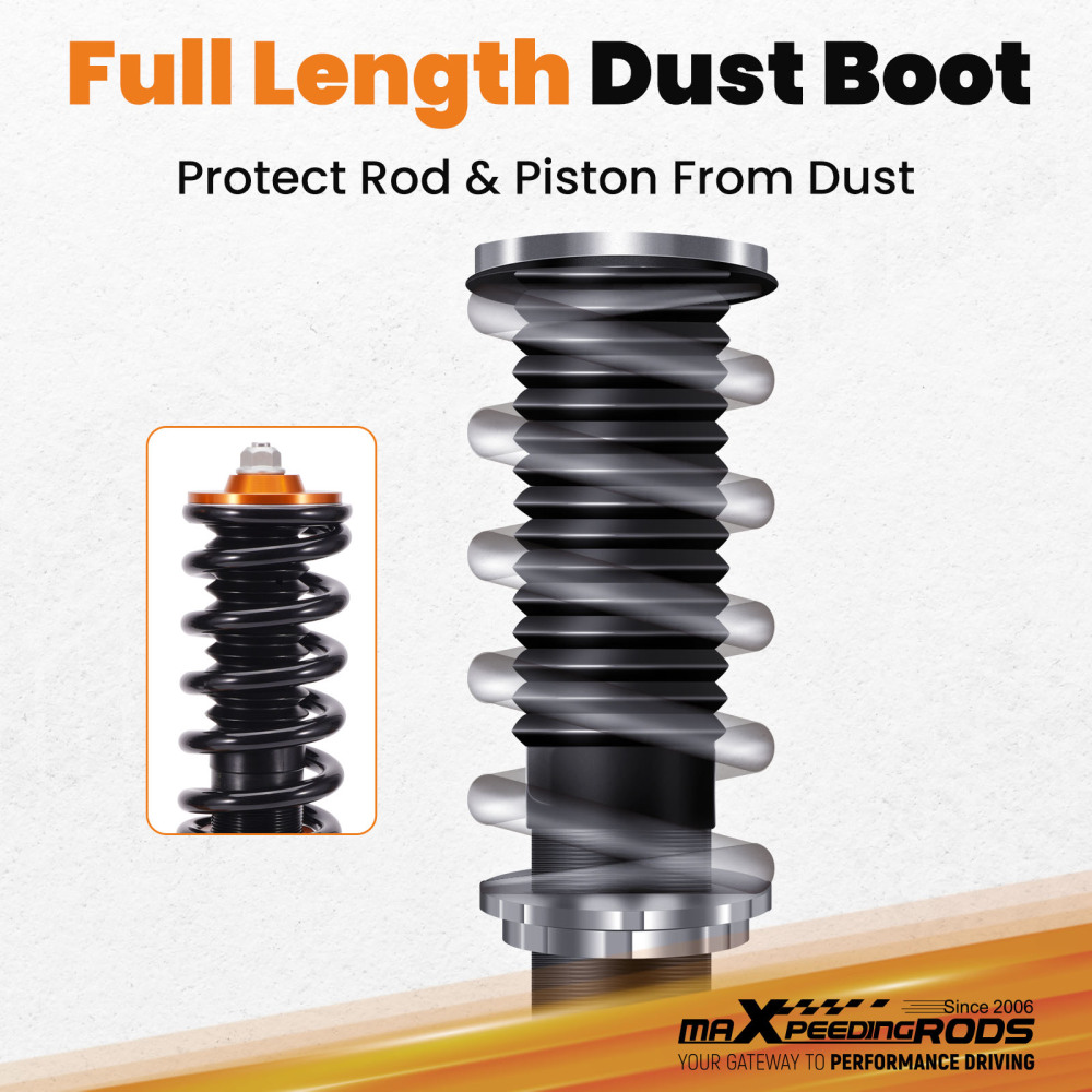 MaXpeedingrods Street Coilovers Lowering Kit compatible for Toyota Yaris Sedan / Vois 2013