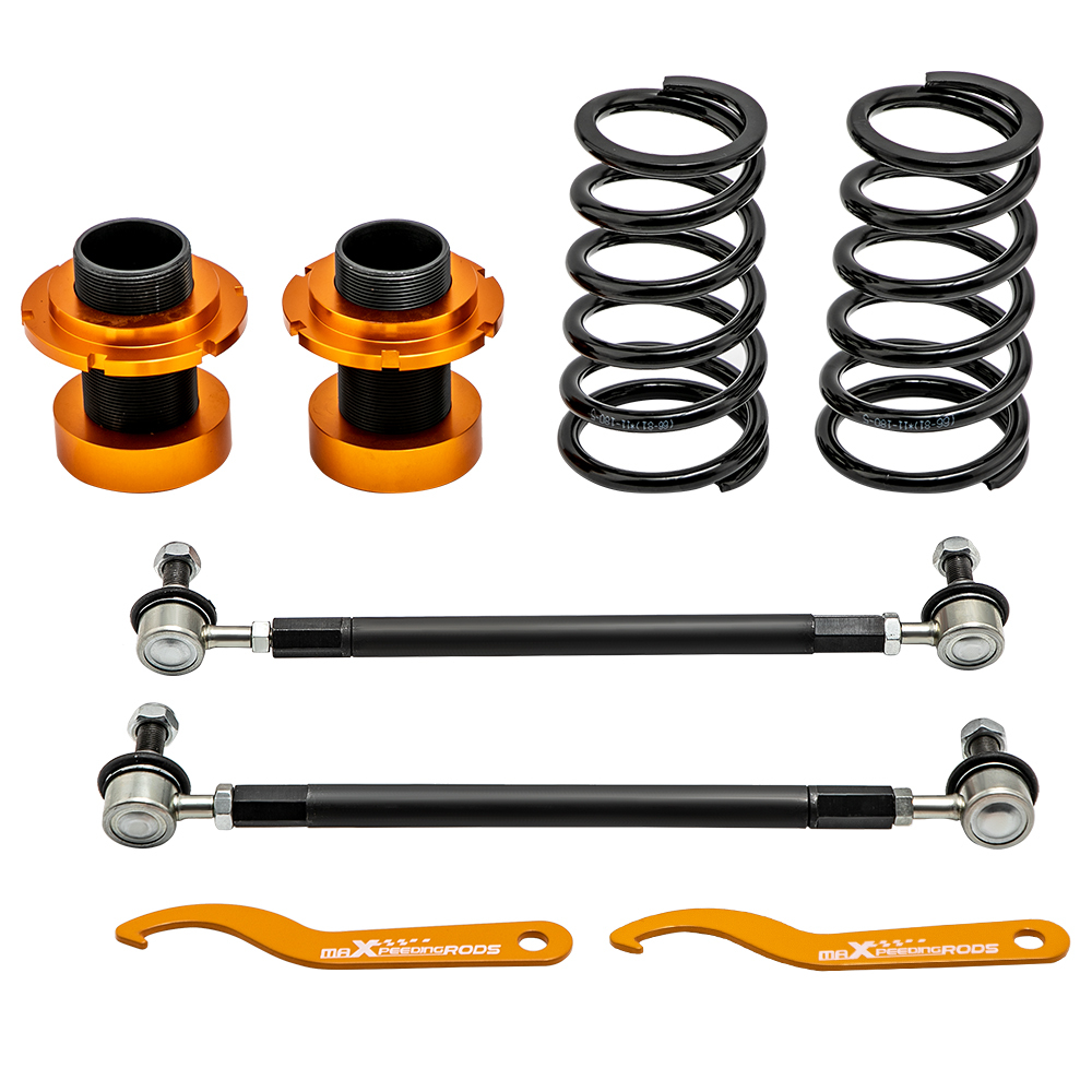 Coilover Struts Shocks compatible for Toyota Yaris 2006-2011 Suspension Kit Adj. Height lowering kit
