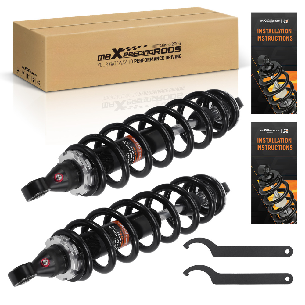 2pcs Front Shocks Strut Absorber Kit compatible for Arctic Cat 400 2009-2014 TRV 4X4