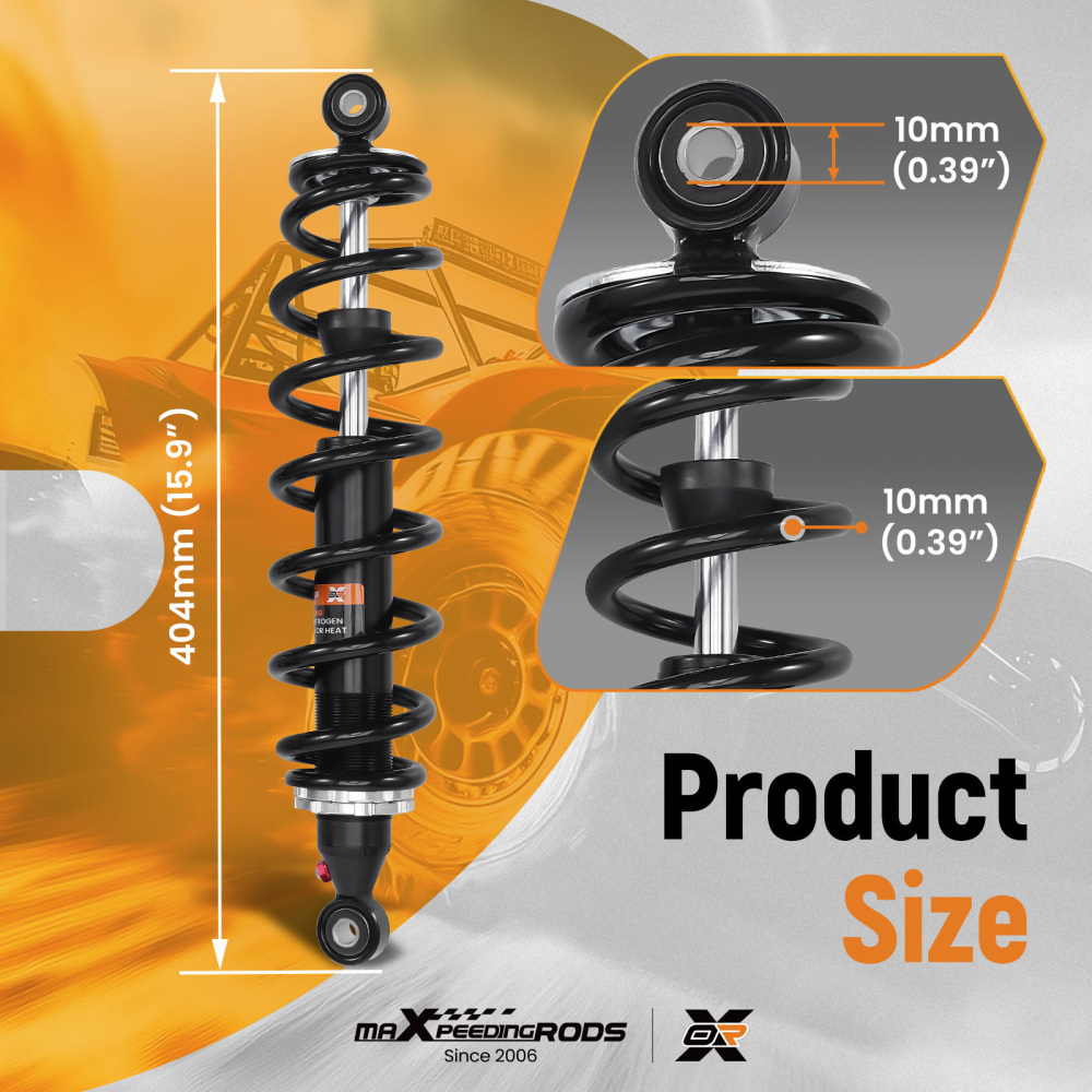 2pcs Front Shocks Strut Absorber Kit compatible for Arctic Cat 400 2009-2014 TRV 4X4