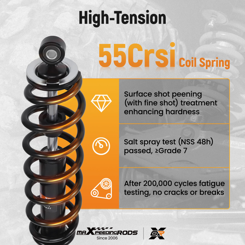 2pcs Front Shocks Strut Absorber Kit compatible for Arctic Cat 400 2009-2014 TRV 4X4