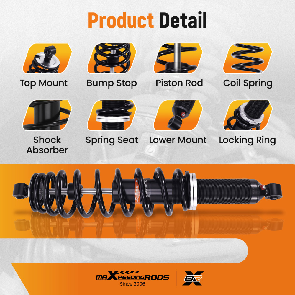 Set of Shocks compatible for Can-Am Commander 800 1000 2011-2020 706000615 706200782