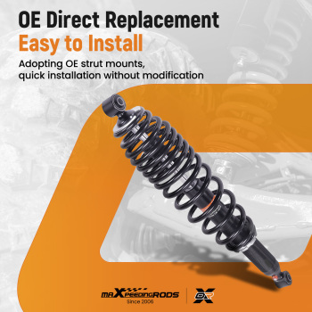 2pcs Front Shocks Strut Absorber Kit compatible for Can-Am Outlander 650 2010-2012