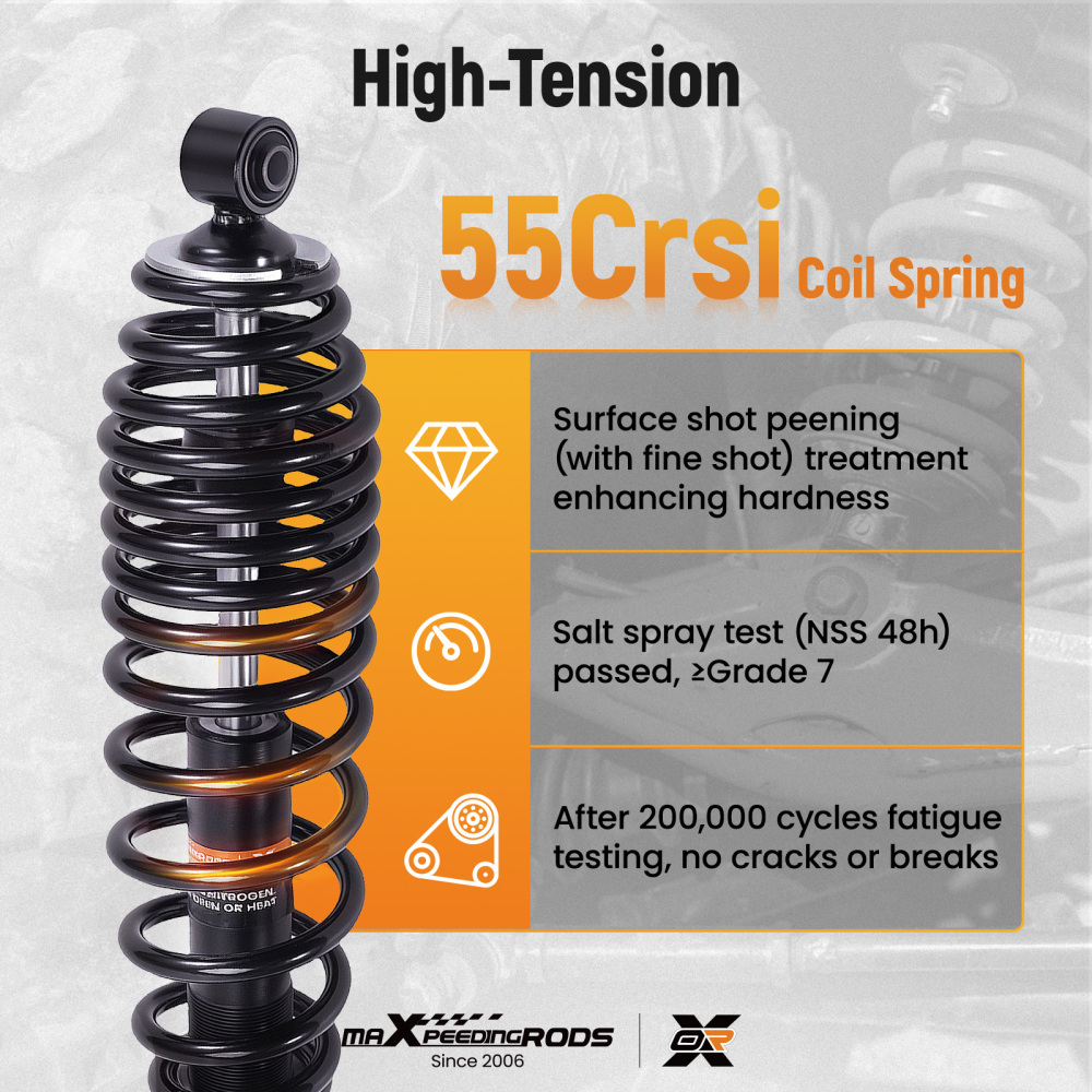 2pcs Front Shocks Strut Absorber Kit compatible for Can-Am Outlander 650 2010-2012