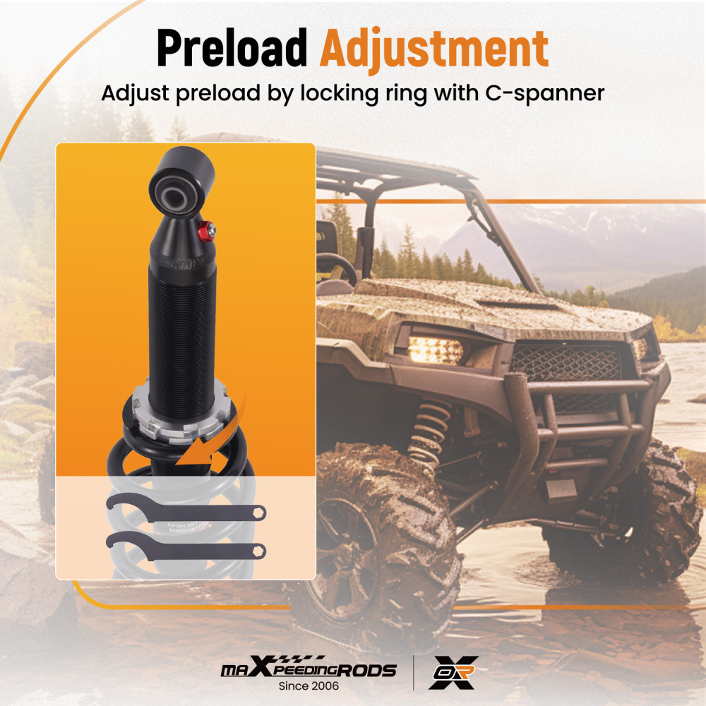 Rear Left/Right Shock Absorber compatible for Can-Am Outlander 650 800 2010-2012 706000792