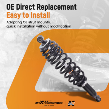 2pcs Rear Shocks Strut Absorber Kit compatible for Can-Am Outlander 650 2010-2012