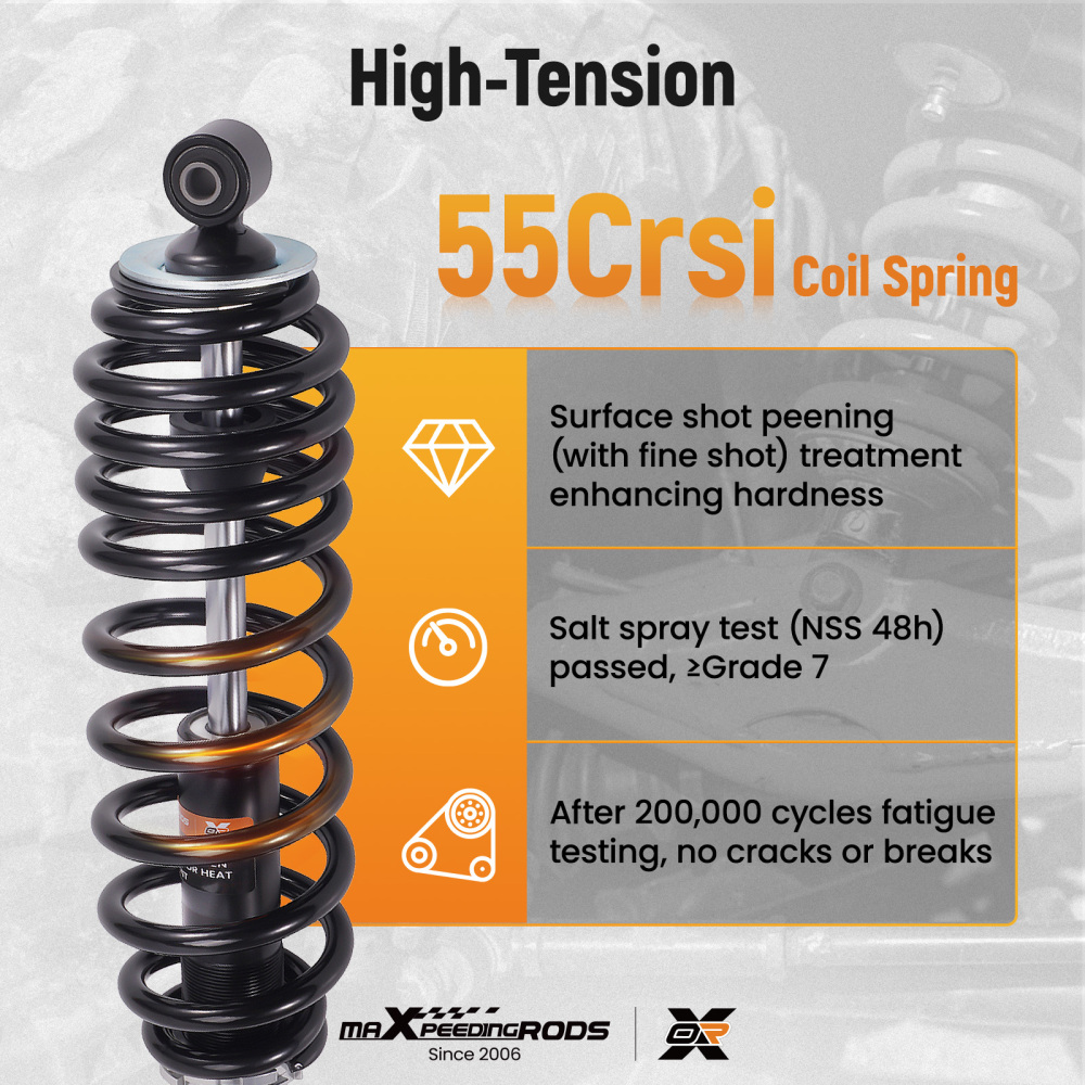 2pcs Rear Shocks Strut Absorber Kit compatible for Can-Am Outlander 650 2010-2012