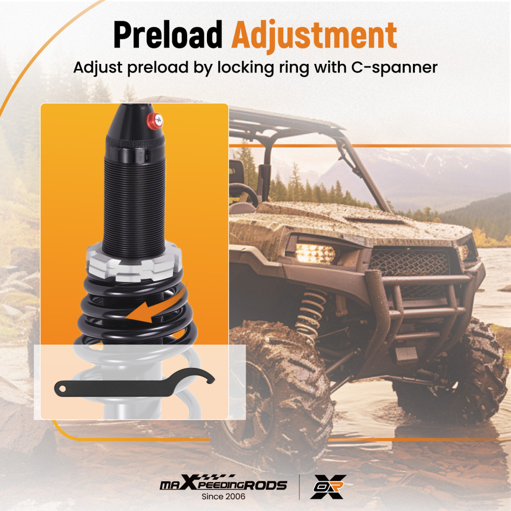 Front Gas Shock Strut Absorber compatible for Can-Am Outlander 450/MAX 450 2015-2023