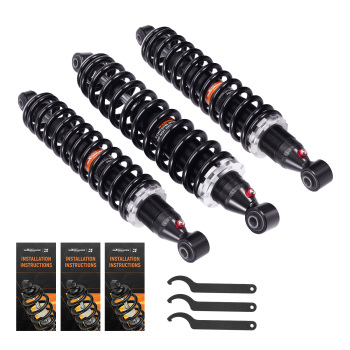 3x Rear/Front Shocks Strut Absorber Kit compatible for Honda Fourtrax 300 1993-2000