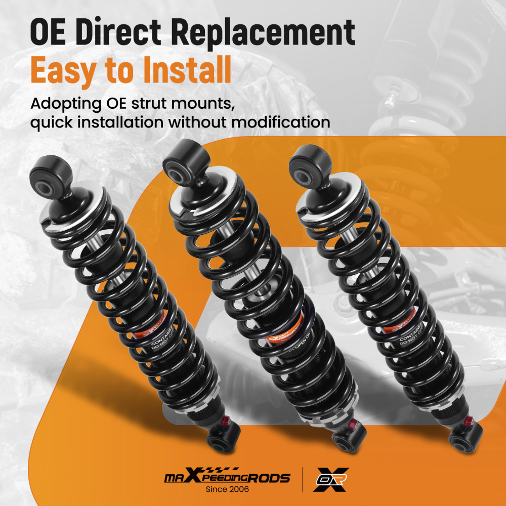 3x Rear/Front Shocks Strut Absorber Kit compatible for Honda Fourtrax 300 1993-2000